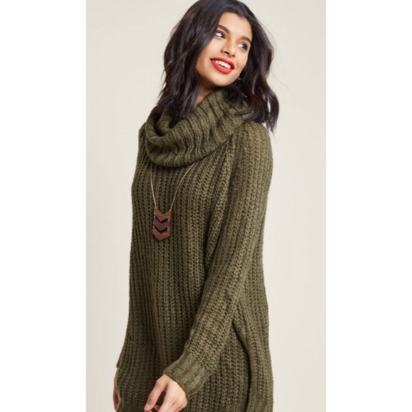 Modcloth Sweaters - 🆕[Modcloth] Homecoming Sweater in Moss